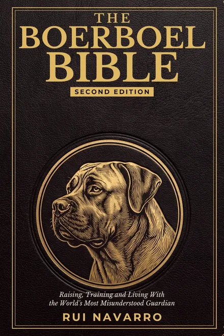 The Boerboel Bible Second Edition by Rui Navarro, book cover
