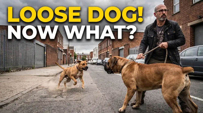 Off-Leash Dog Running at Your Guardian Dog? What to Do